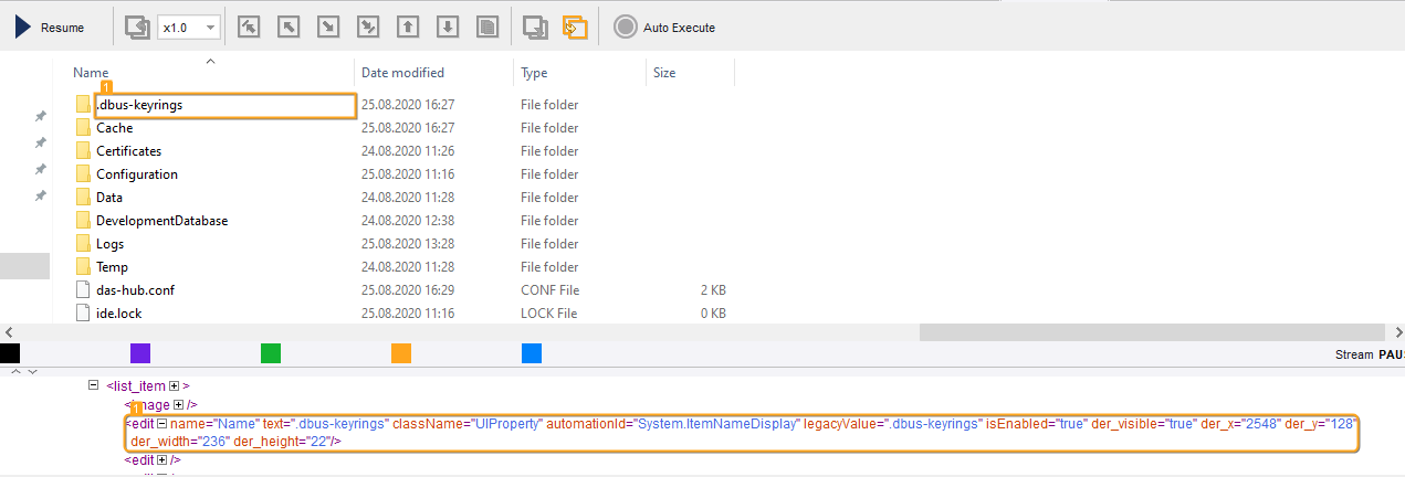 Finder example that finds the first "edit" element that is a child of "list" Finder example that finds the first "edit" element that is a child of "list"
