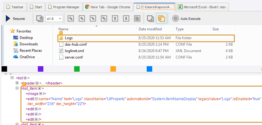 Finding a "list_item" element that is a child of "list" Finding a "list_item" element that is a child of "list"