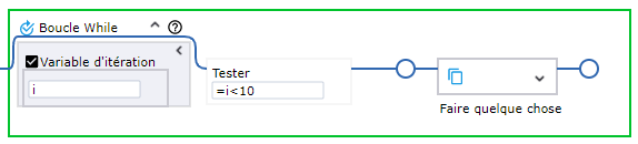 Étape Boucle pendant Étape Boucle pendant