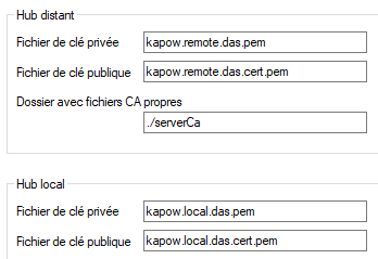 de la boîte de dialogue Options de la boîte de dialogue Options