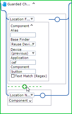 Add guard manually to the guarded choice step