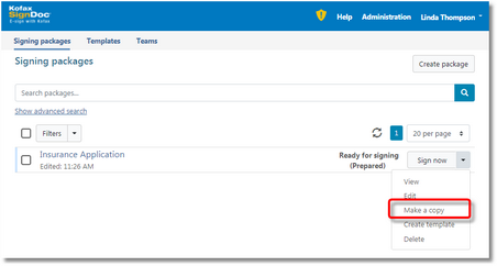 Click to change size