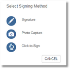 Click to change size