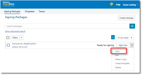 Click to change size