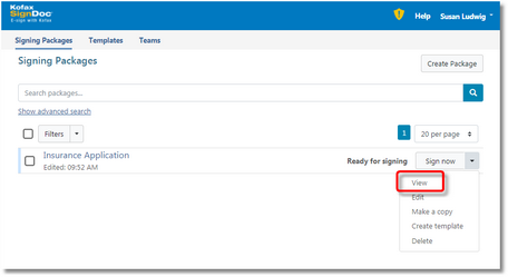 Click to change size