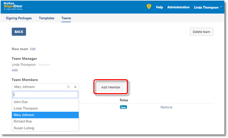 Click to change size