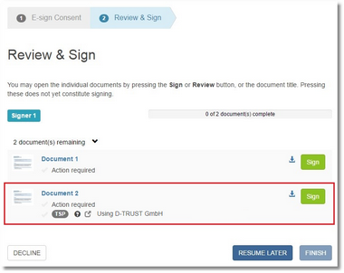 Click to change size