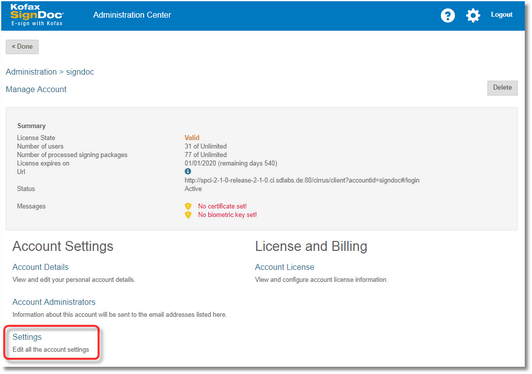 Click to change size