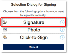 Click to change size