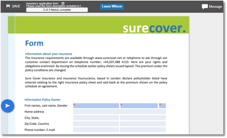 Click to change size