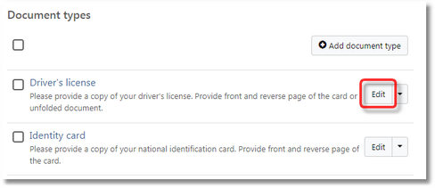 Click to change size