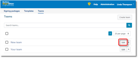 Click to change size