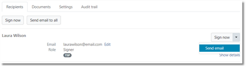 Click to change size