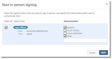 Click to change size