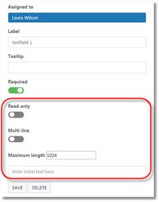 Click to change size