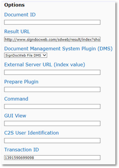 Click to change size