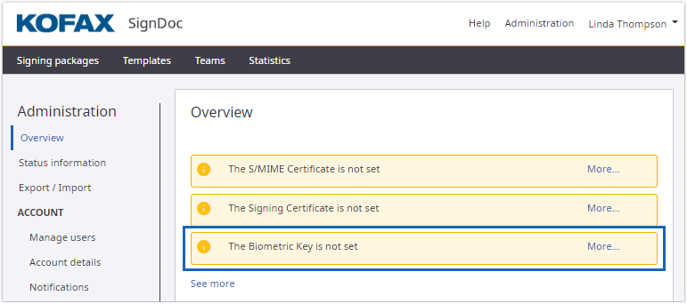 Biometric encryption key