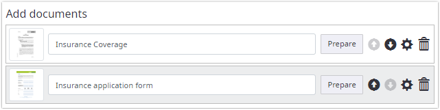 Reorder added documents