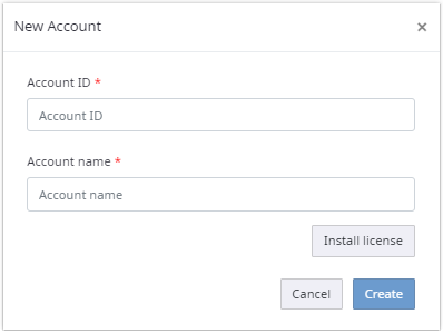 Create account