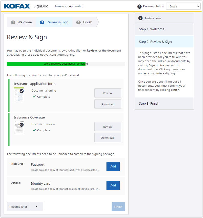 Add supplemental documents