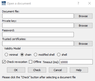 OPen a document