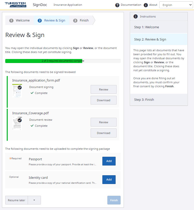 Download a single document