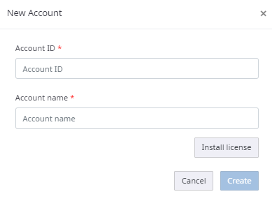 Create account