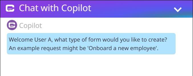 Chat with Copilot window