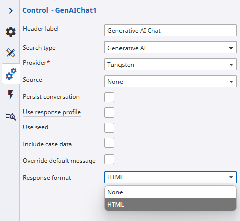 HTML Response format