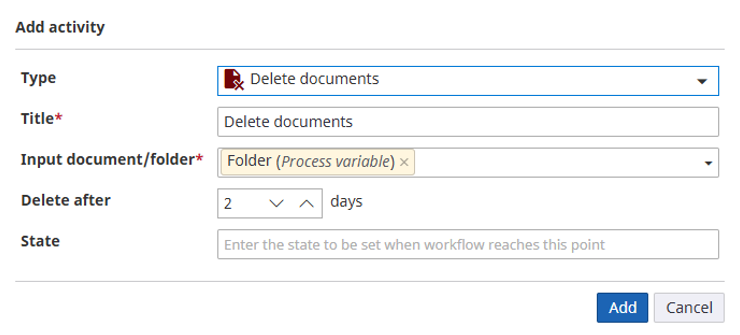 Delete after list for retention period