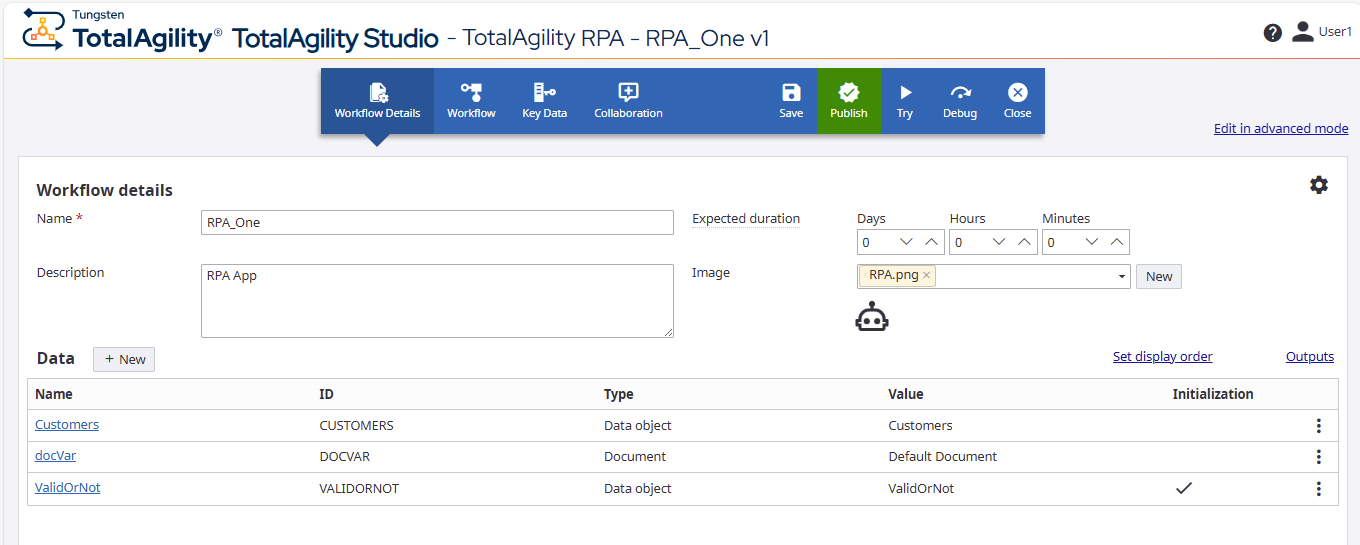 Quick Workflow Designer