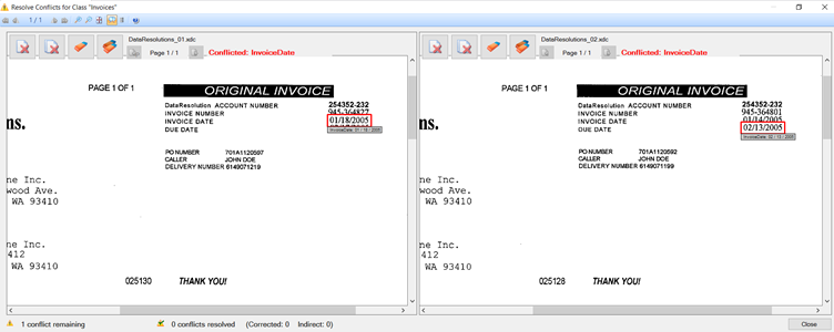 Resolve conflict tool