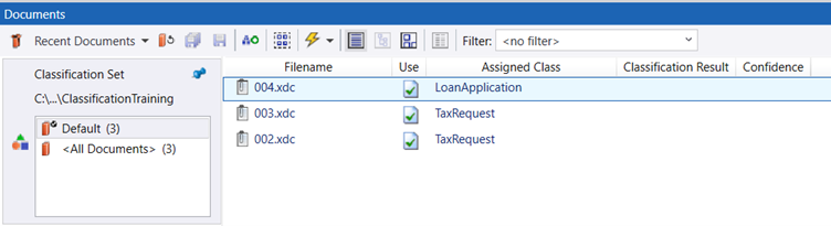 Classification Training Set
