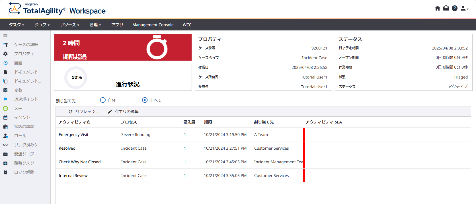 アクティブ アクティブ