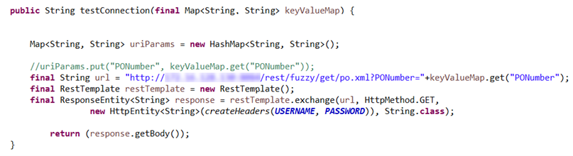 testConnection method