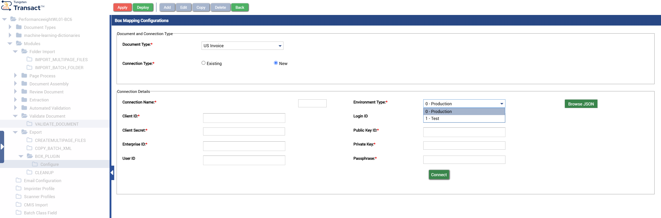 Two Environment Types