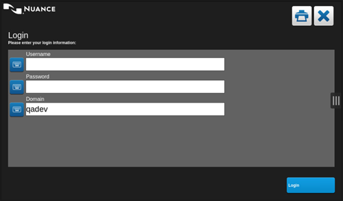 AutoStore login page