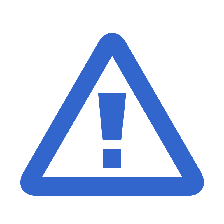 Error icon for Xerox Unified Clients