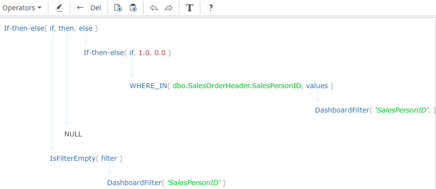Dashboard filters in derived fields