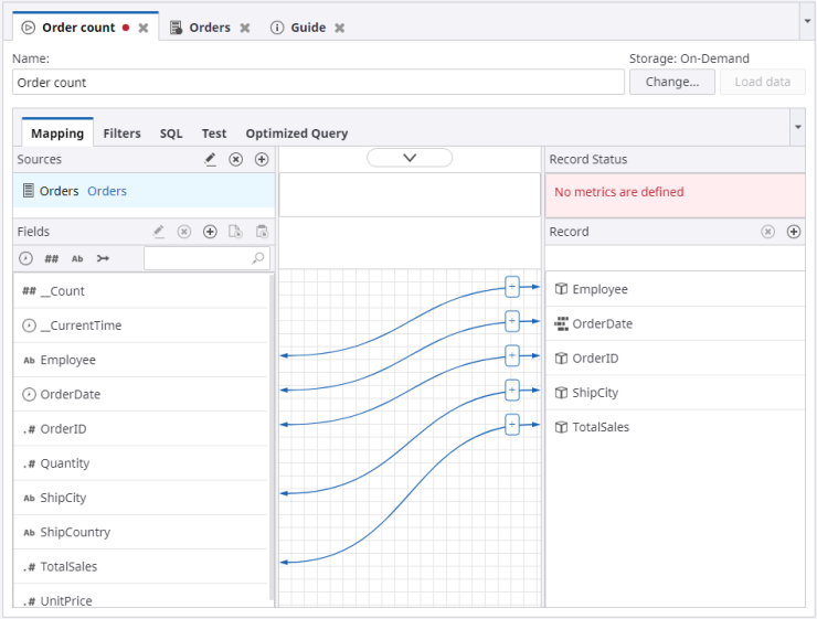 Create a metric