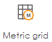 Metric grid icon