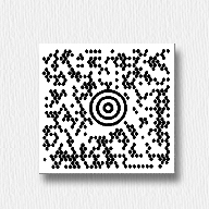 MaxiCode-Muster-Barcode