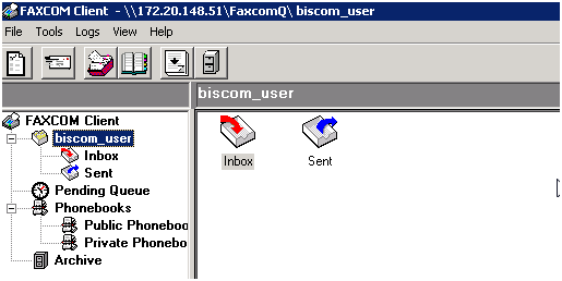 Biscom FAXCOM Client Biscom FAXCOM Client