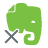 Evernote がアクセス データを削除アイコン