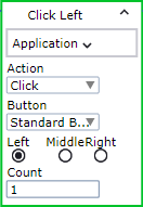 Click step parameters