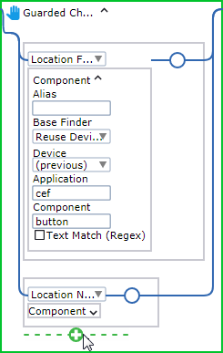 Add guard manually to the guarded choice step