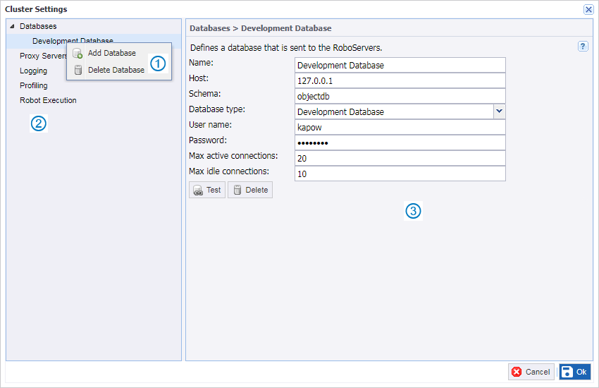 Configure Cluster Settings